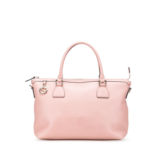 Gucci Dollar Calfskin GG Charm Satchel
