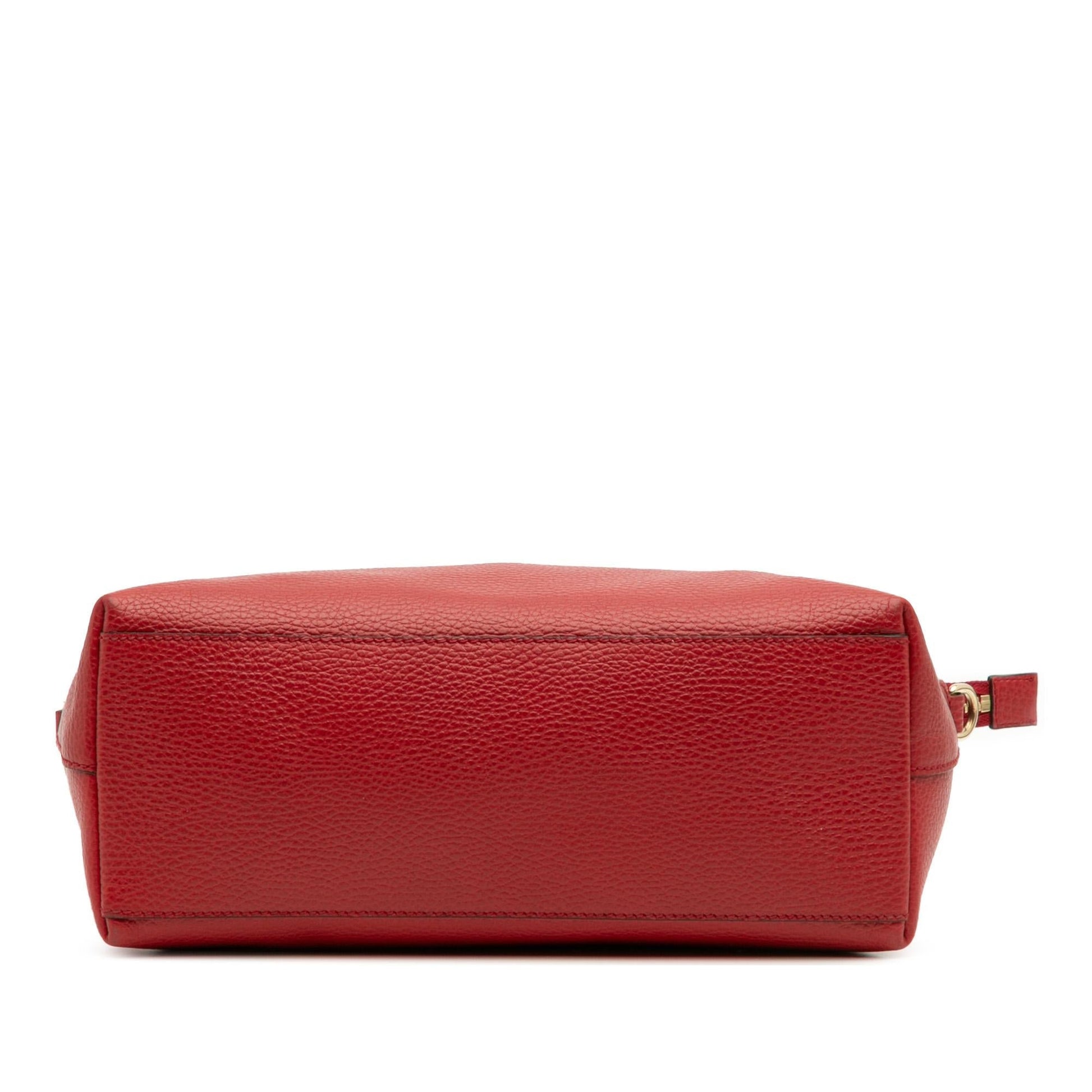 Gucci Dollar Calfskin GG Charm Satchel