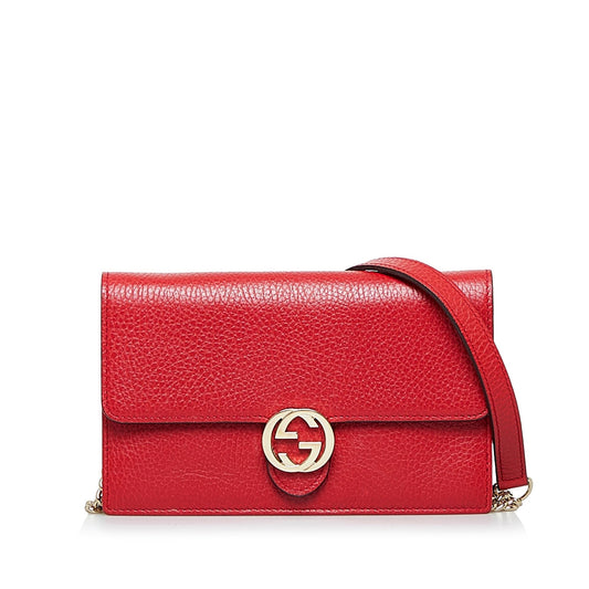 Gucci Dollar Interlocking G Wallet on Chain (SHG-6zAh51)