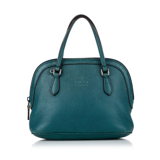 Gucci Dome Leather Satchel (SHG-32153)