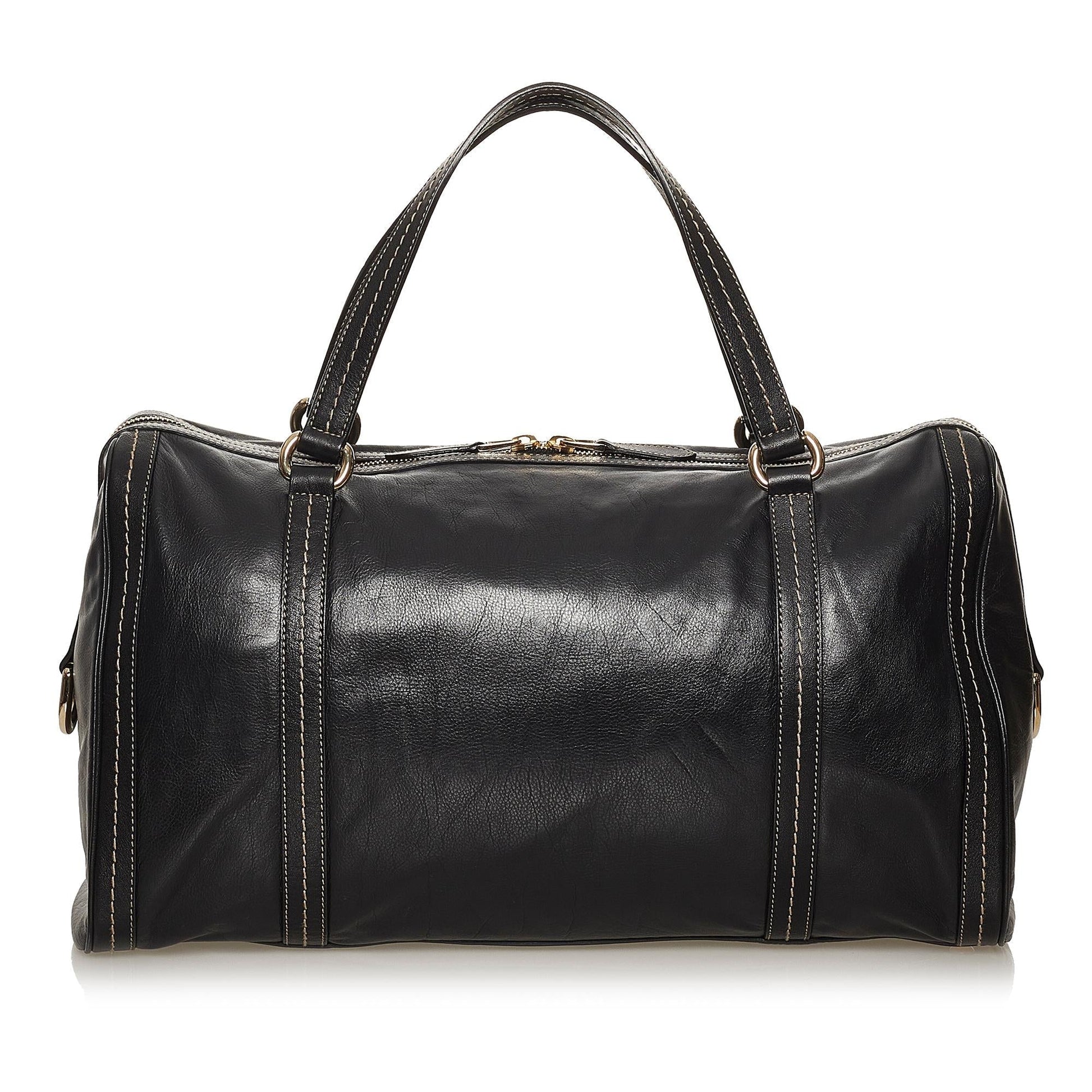 Gucci Boston Leather Boston Bag