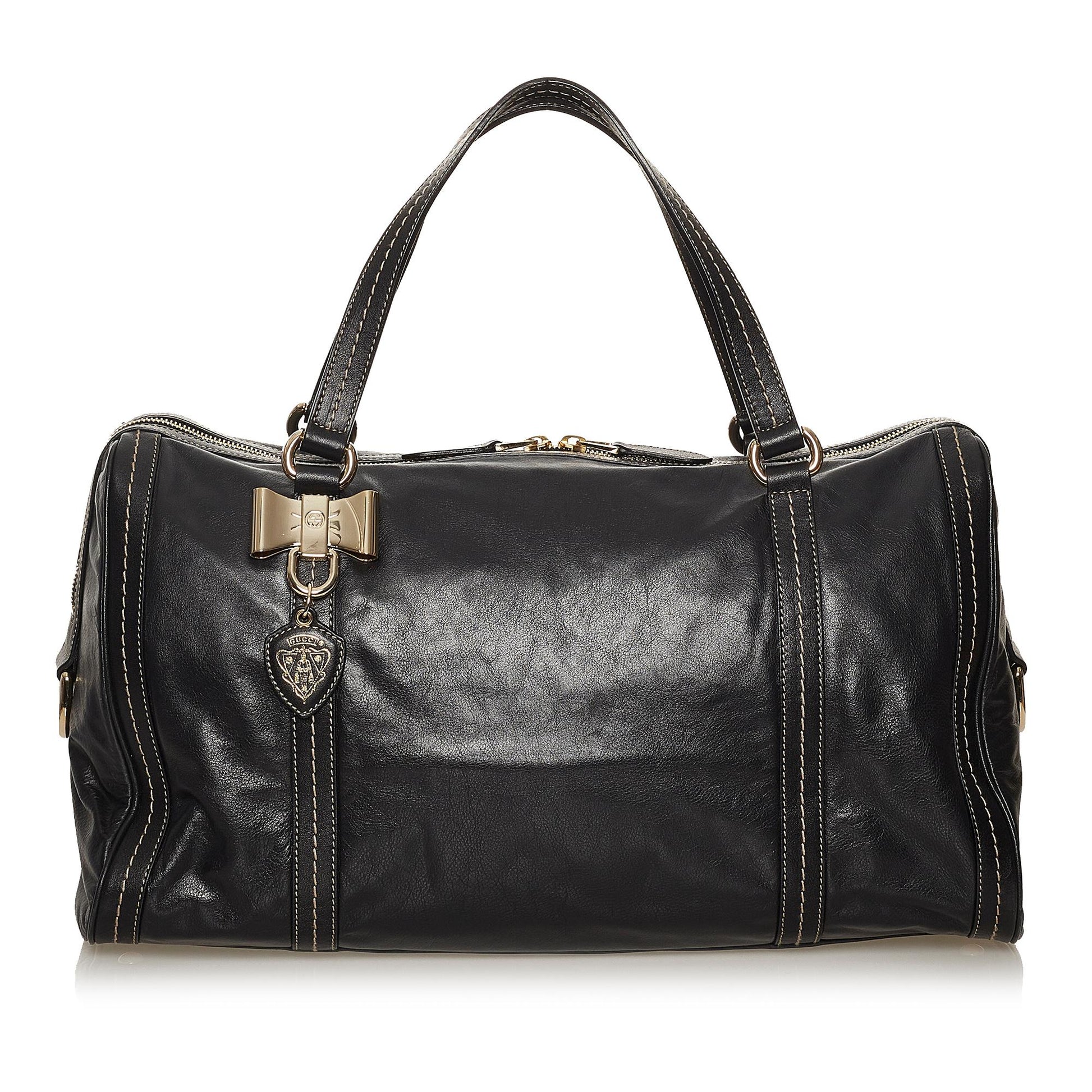 Gucci Boston Leather Boston Bag