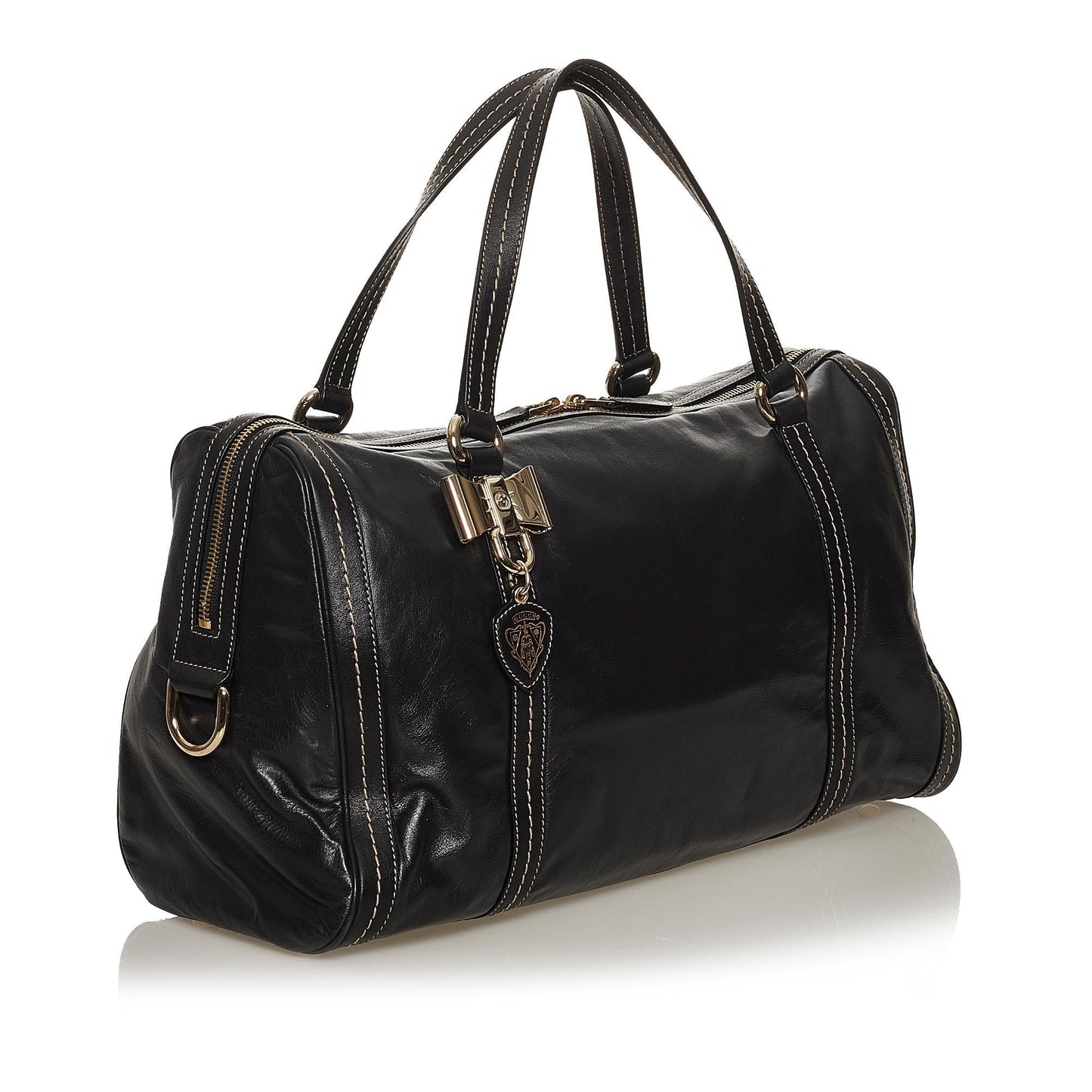 Gucci Duchessa Leather Boston Bag (SHG-29188)