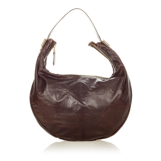 Gucci Duchessa Leather Hobo Bag (SHG-31851)