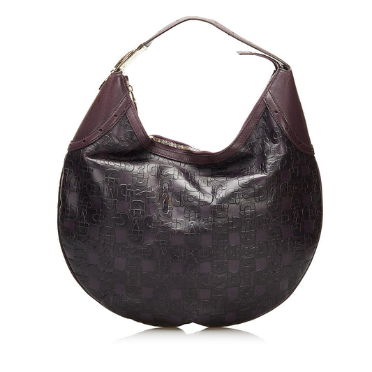 Gucci Embossed Horsebit Glam Hobo (SHG-35585)