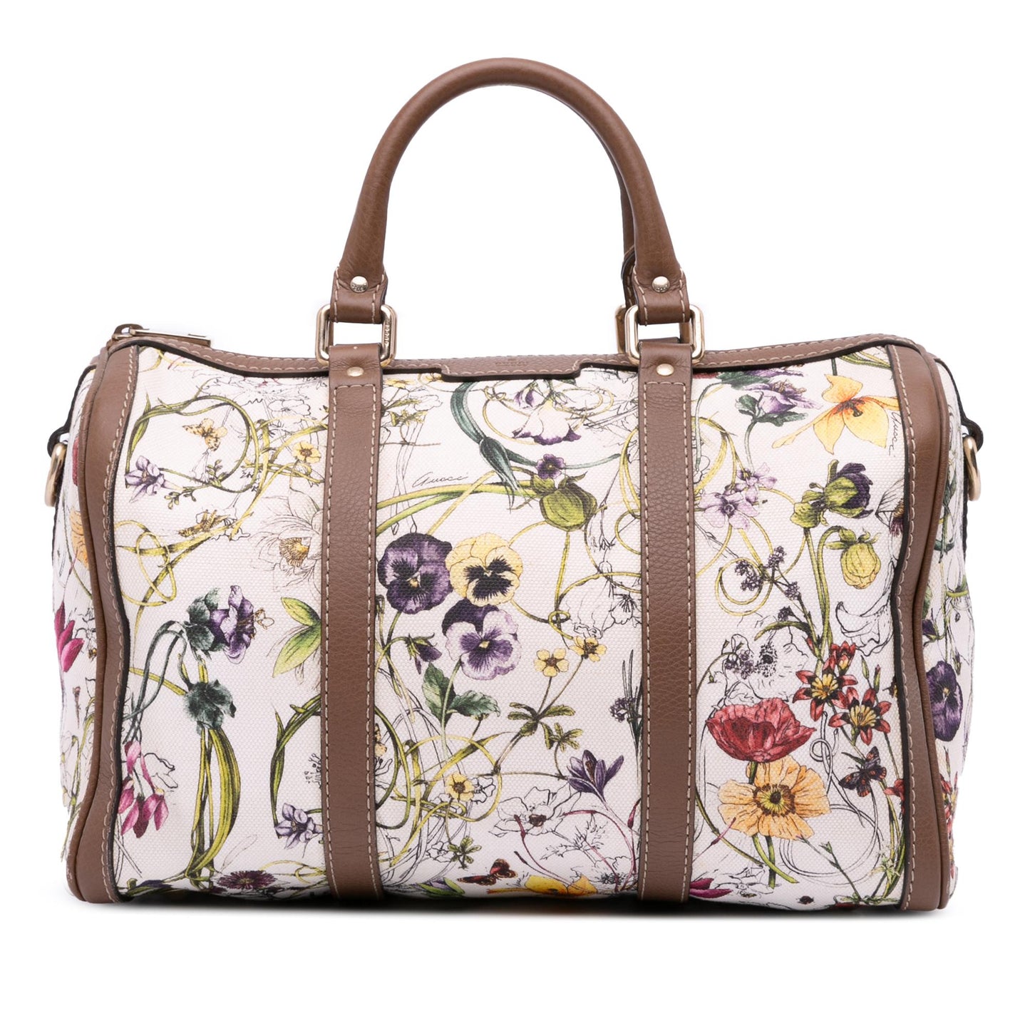 Gucci Flora Canvas Joy Boston Bag