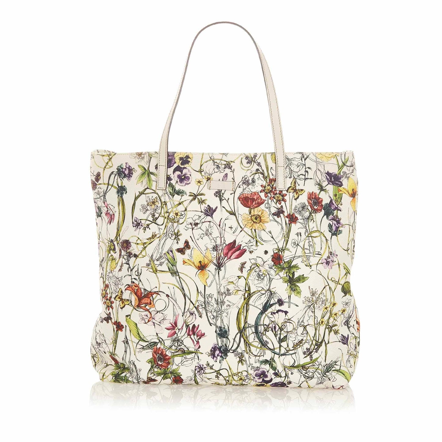 Gucci Flora Canvas Monogram Tote Style 1