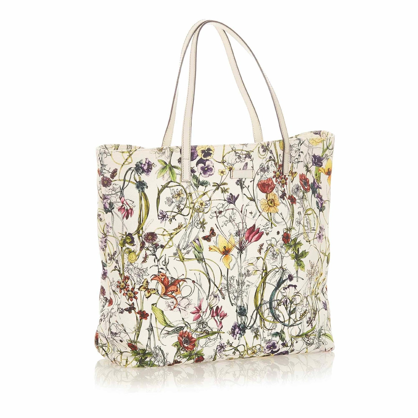 Gucci Flora Canvas Monogram Tote Style 1