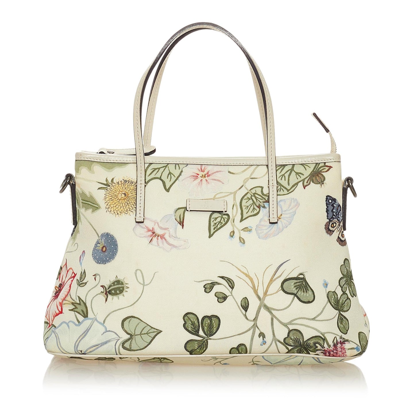 Gucci Flora Canvas Satchel Style 1