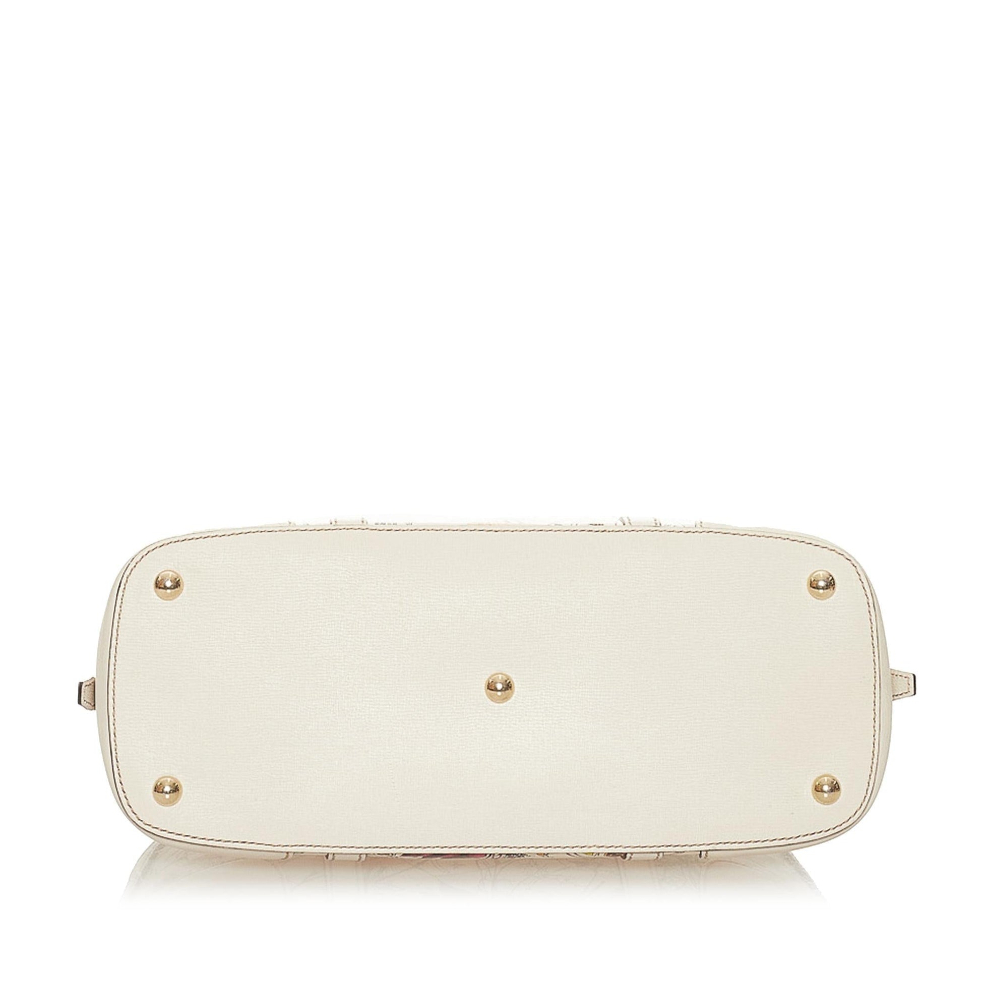 Gucci Flora Canvas Satchel Style 2