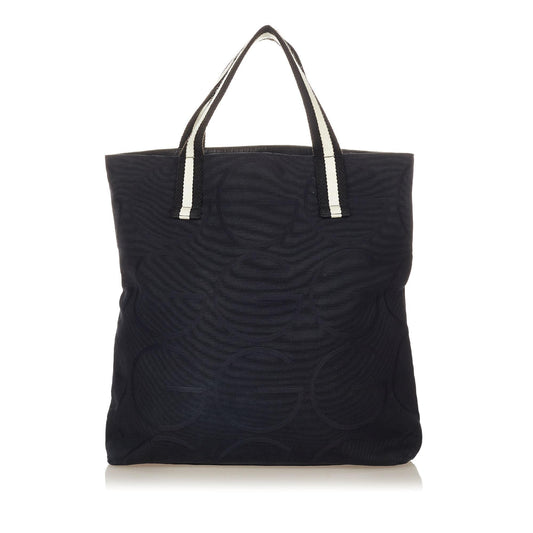 Gucci G Logo Canvas Web Tote Bag (SHG-22237)