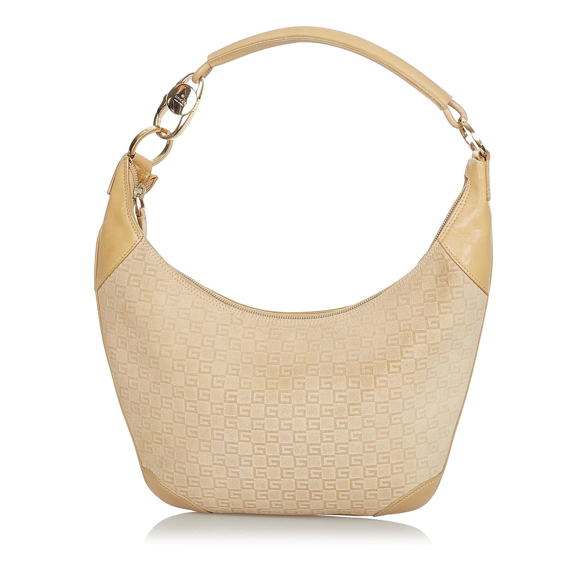 Gucci Canvas Monogram Shoulder Bag
