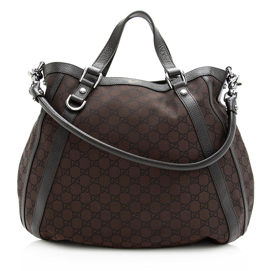 Gucci GG Canvas Abbey Convertible Tote (SHF-20157)