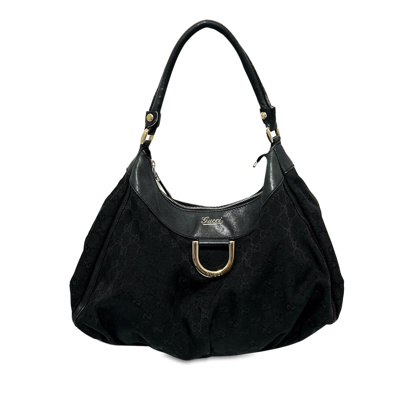 Gucci GG Canvas Abbey D-Ring Shoulder Bag (SHG-WEqLAP)