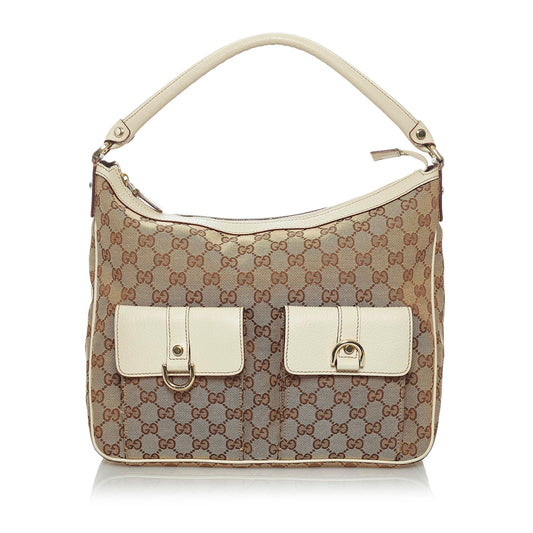 Gucci GG Canvas Abbey Shoulder Bag (SHG-34172)