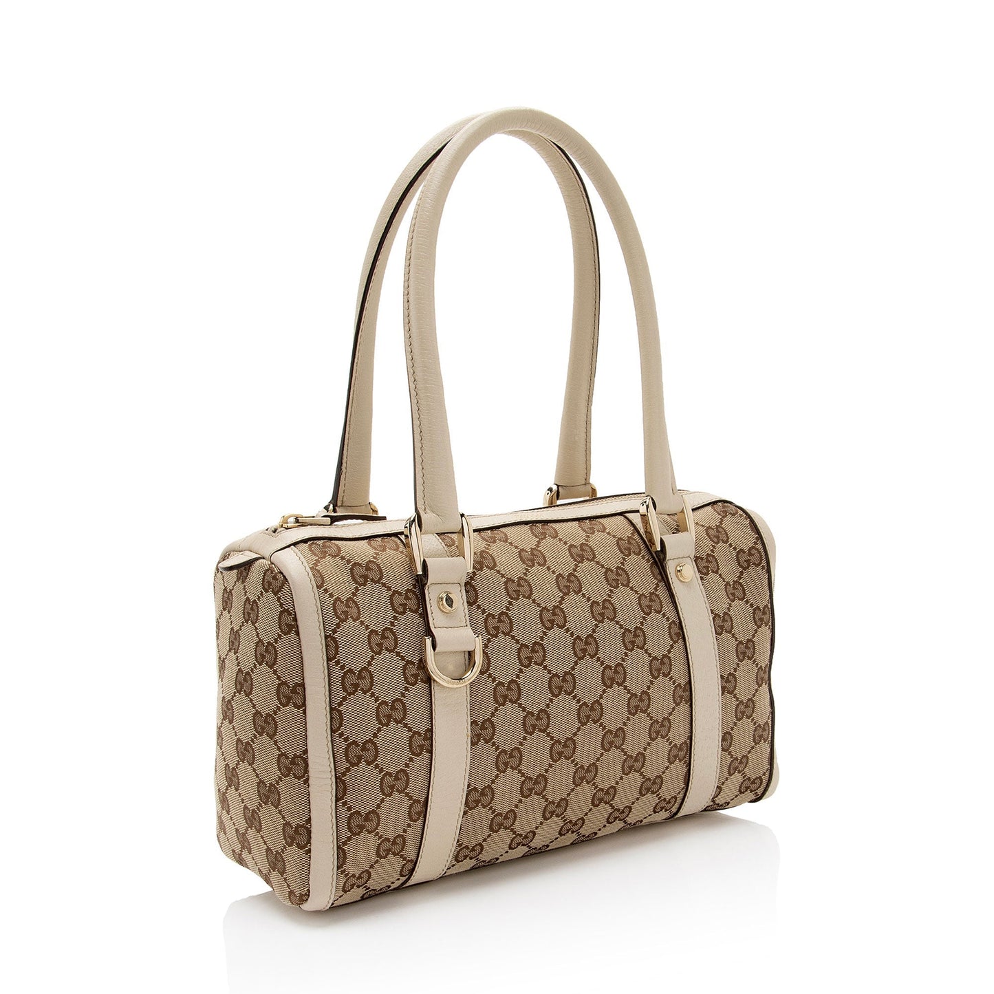 Gucci GG Canvas Abbey Small Boston Bag (SHF-9Sy7AQ)