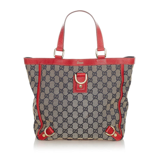 Gucci GG Canvas Abbey Tote Bag (SHG-31902)