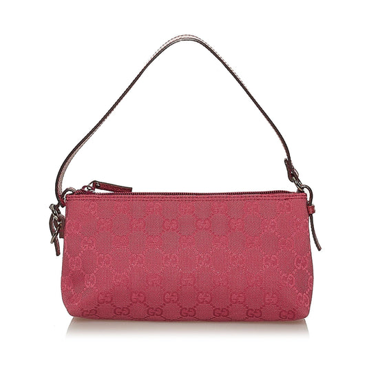Gucci GG Canvas Baguette (SHG-28438)