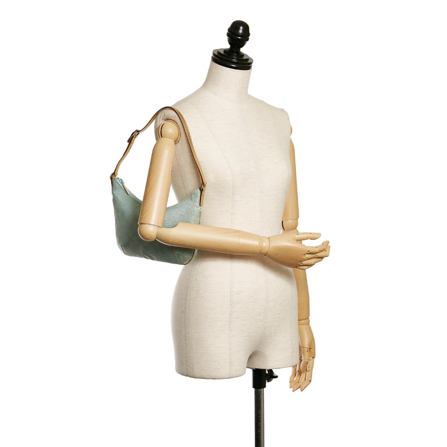 Gucci GG Canvas Baguette (SHG-31405)