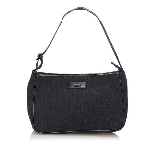 Gucci GG Canvas Baguette (SHG-34237)
