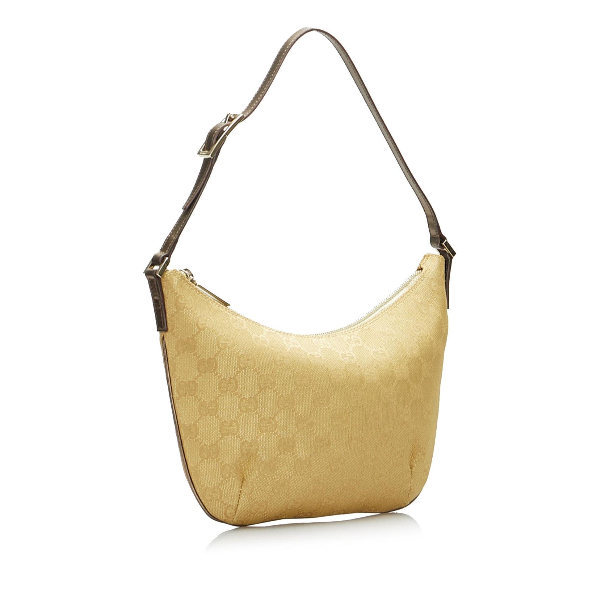Gucci GG Canvas Baguette (SHG-znjlTx)