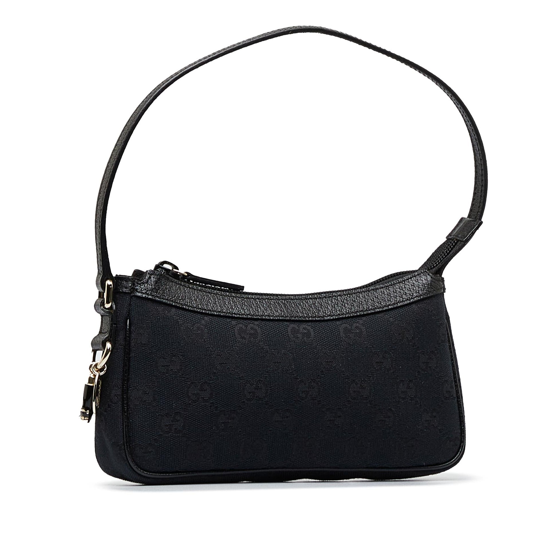 Gucci GG Canvas Baguette (SHG-onJKx6)