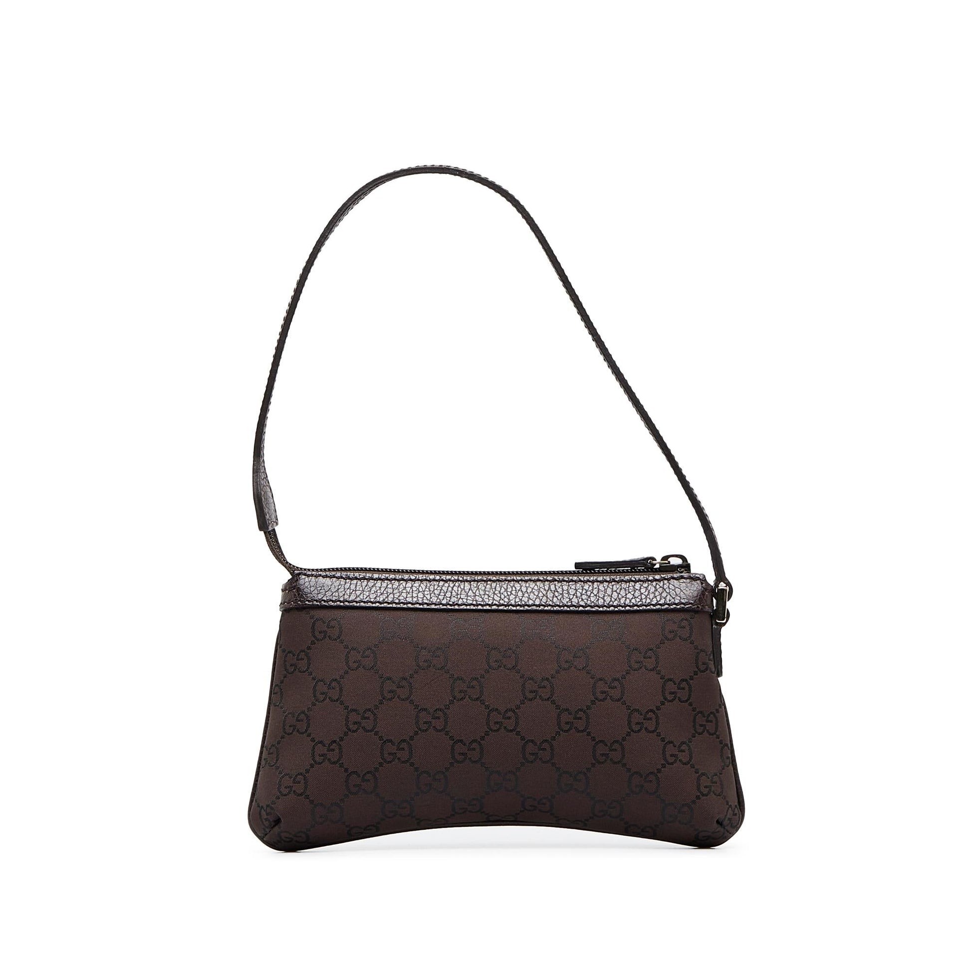 Gucci GG Canvas Baguette (SHG-KyN01i)