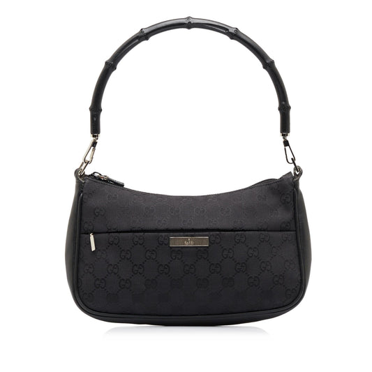 Gucci GG Canvas Bamboo Baguette (SHG-kSjf51)