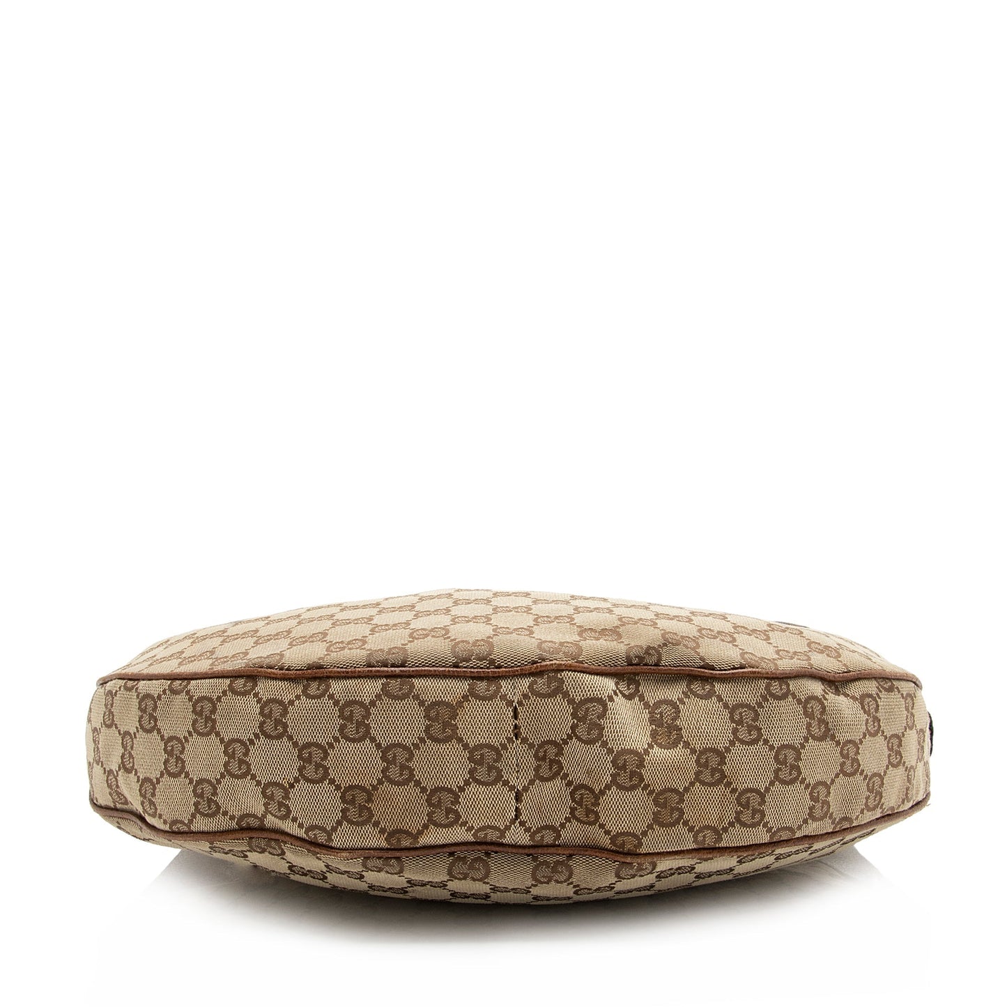 Gucci GG Canvas Bamboo Half Moon Medium Hobo (SHF-23738)