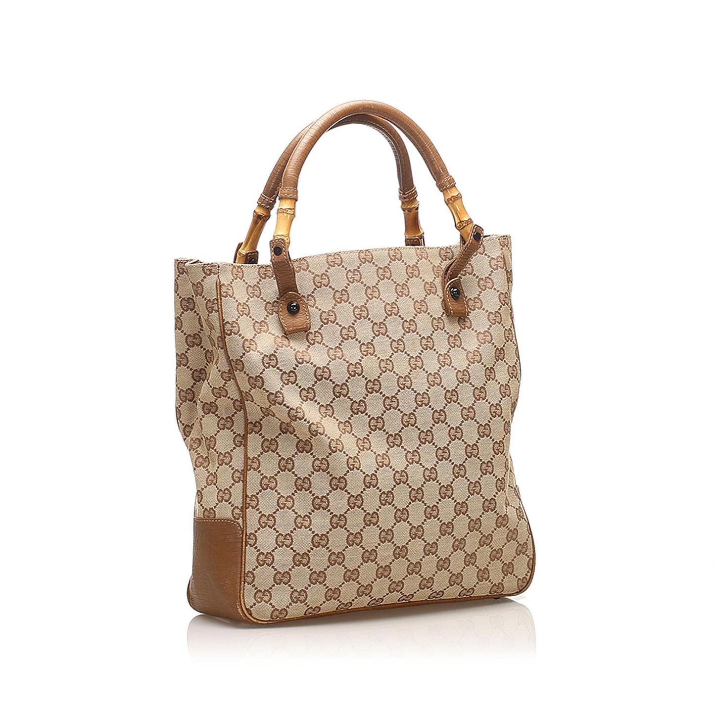 Gucci Bamboo Canvas Tote Style 10