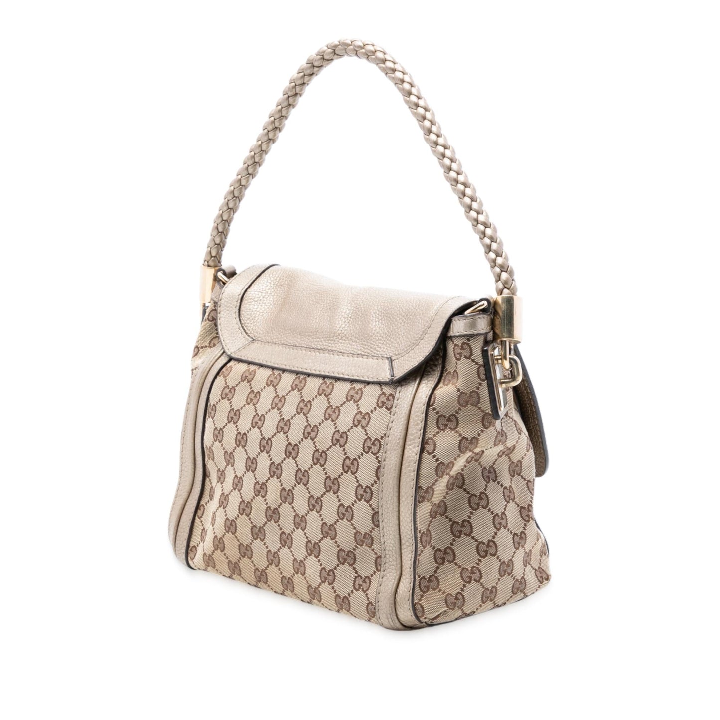 Gucci GG Canvas Bella Flap Satchel
