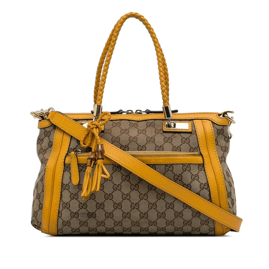 Gucci GG Canvas Bella Satchel (SHG-MKV4Ek)