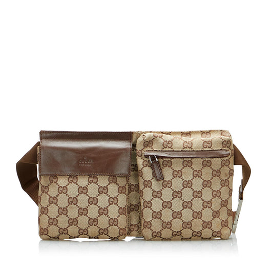 Gucci GG Canvas Belt Bag (SHG-XxNsxX)