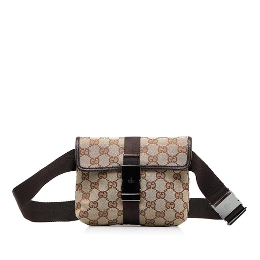 Gucci GG Canvas Belt Bag (SHG-CzBY5Q)