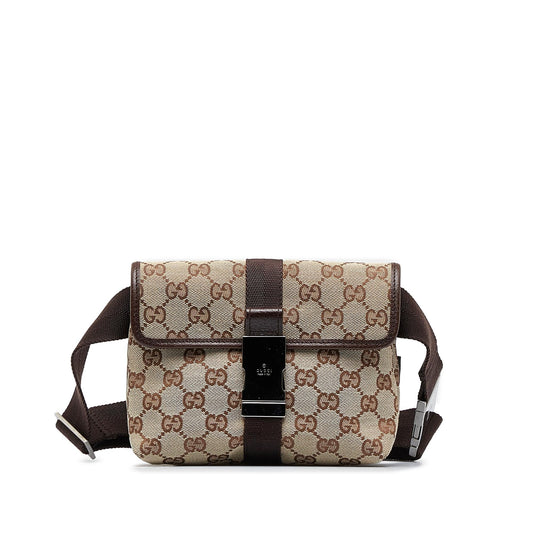 Gucci GG Canvas Belt Bag (SHG-cR2Tbh)
