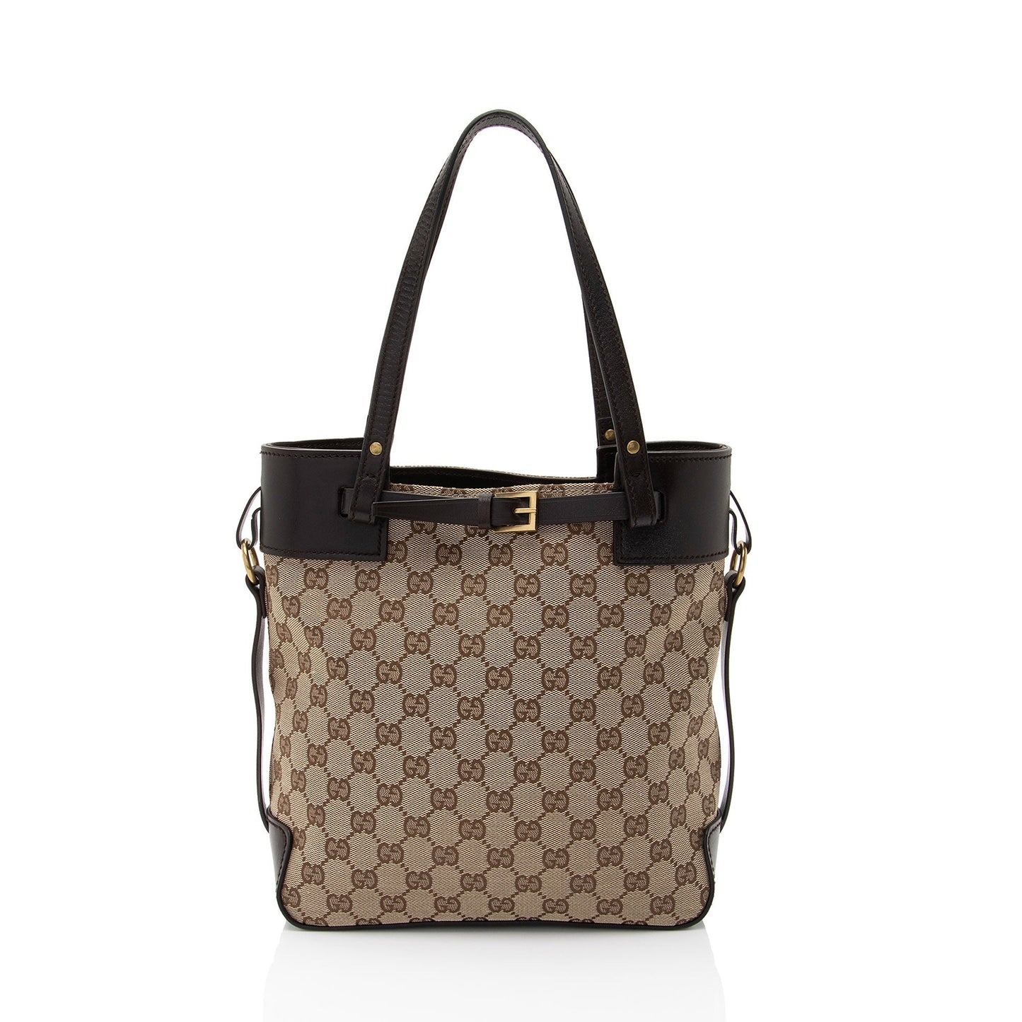 Gucci GG Canvas Belted Tote
