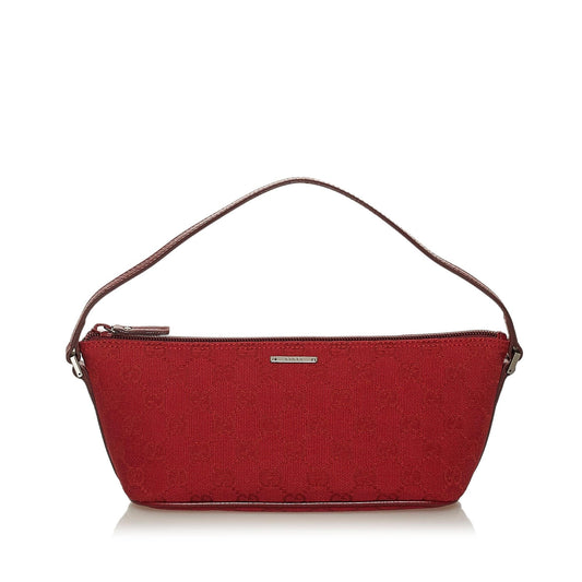Gucci GG Canvas Boat Baguette (SHG-29083)