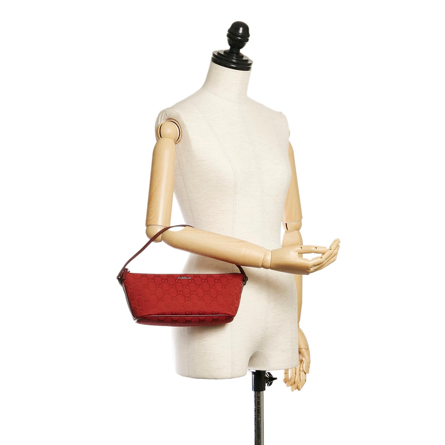 Gucci GG Canvas Boat Baguette (SHG-29083)