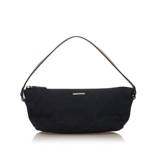 Gucci GG Canvas Boat Baguette (SHG-29230)