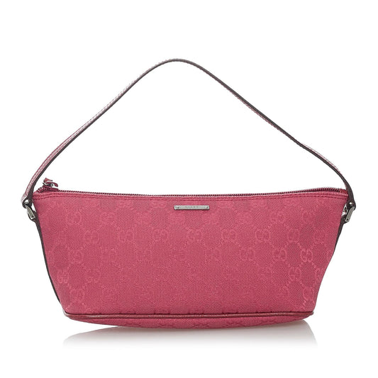 Gucci GG Canvas Boat Baguette (SHG-29455)