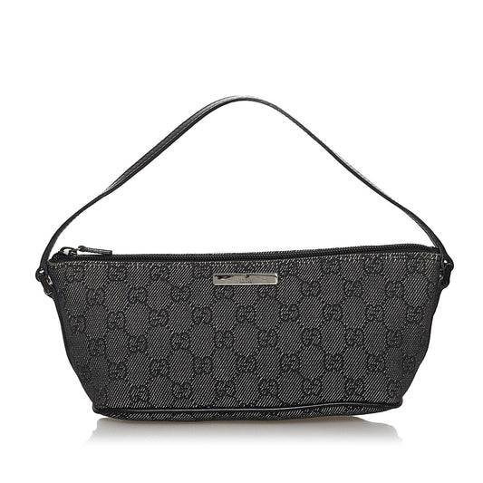 Gucci GG Canvas Boat Baguette (SHG-30604)