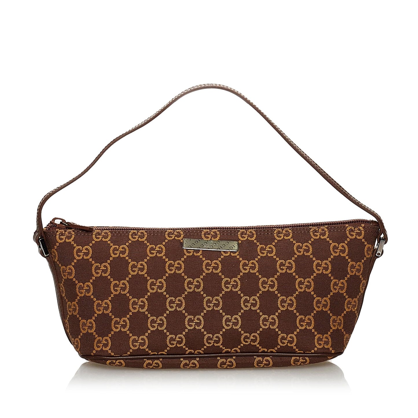 Gucci GG Canvas Boat Baguette (SHG-30770)