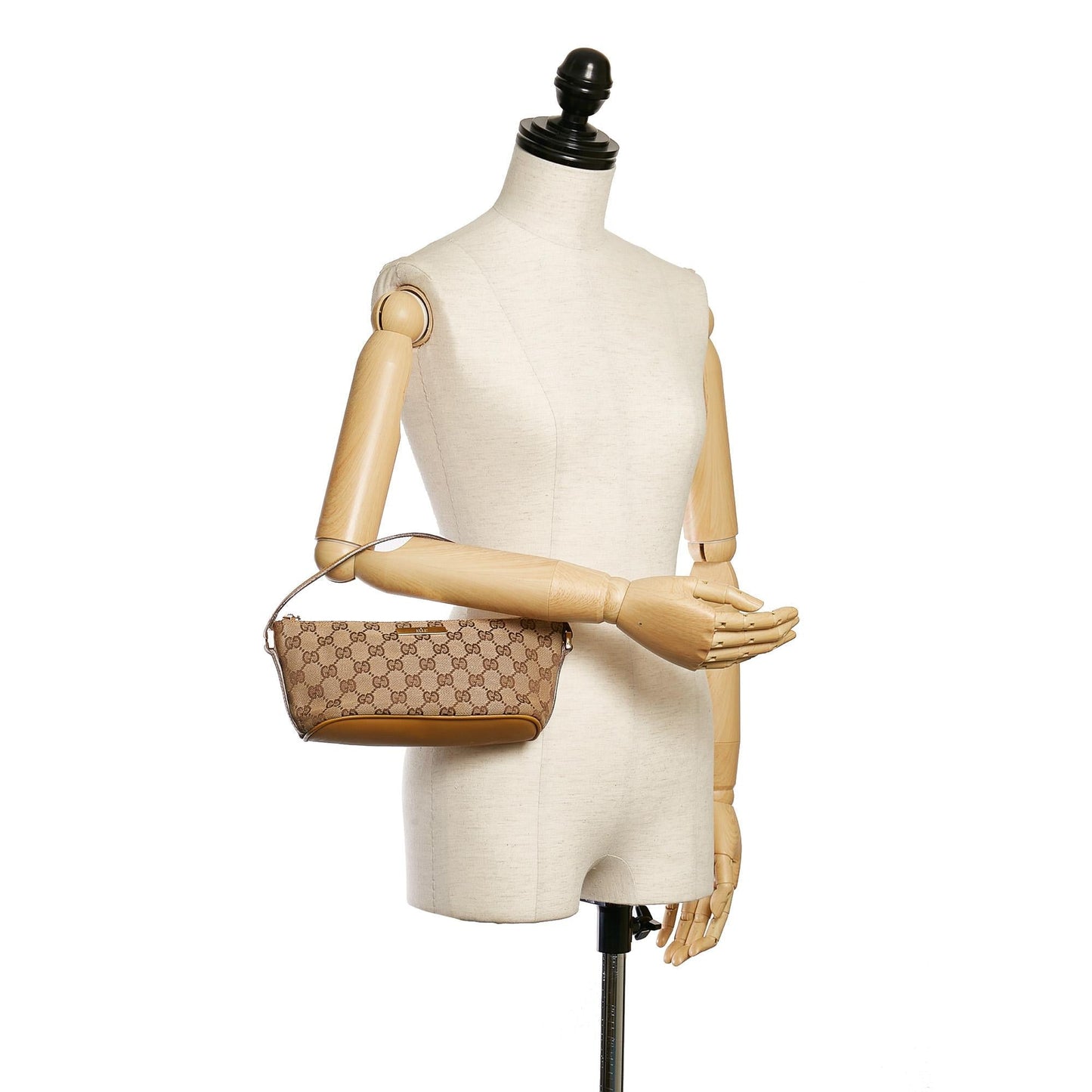 Gucci GG Canvas Boat Baguette (SHG-30839)