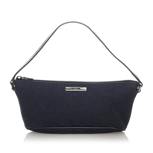 Gucci GG Canvas Boat Baguette (SHG-30998)
