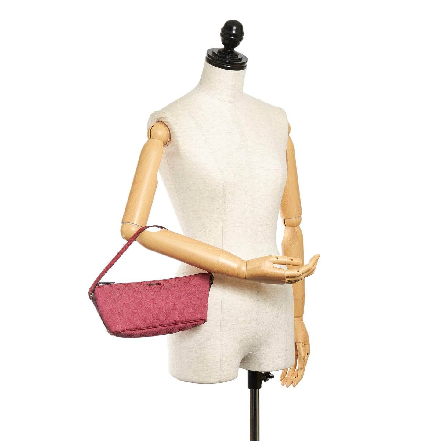 Gucci GG Canvas Boat Baguette (SHG-31572)