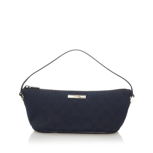Gucci GG Canvas Boat Baguette (SHG-31583)