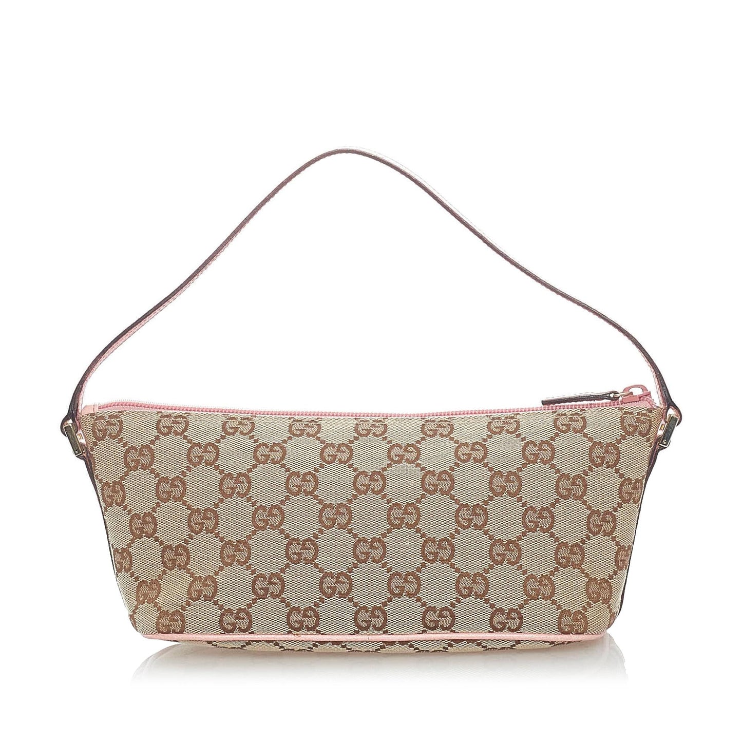 Gucci GG Canvas Boat Baguette (SHG-31608)