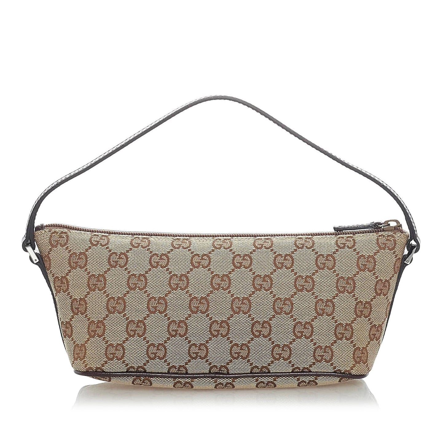 Gucci GG Canvas Boat Baguette (SHG-32689)
