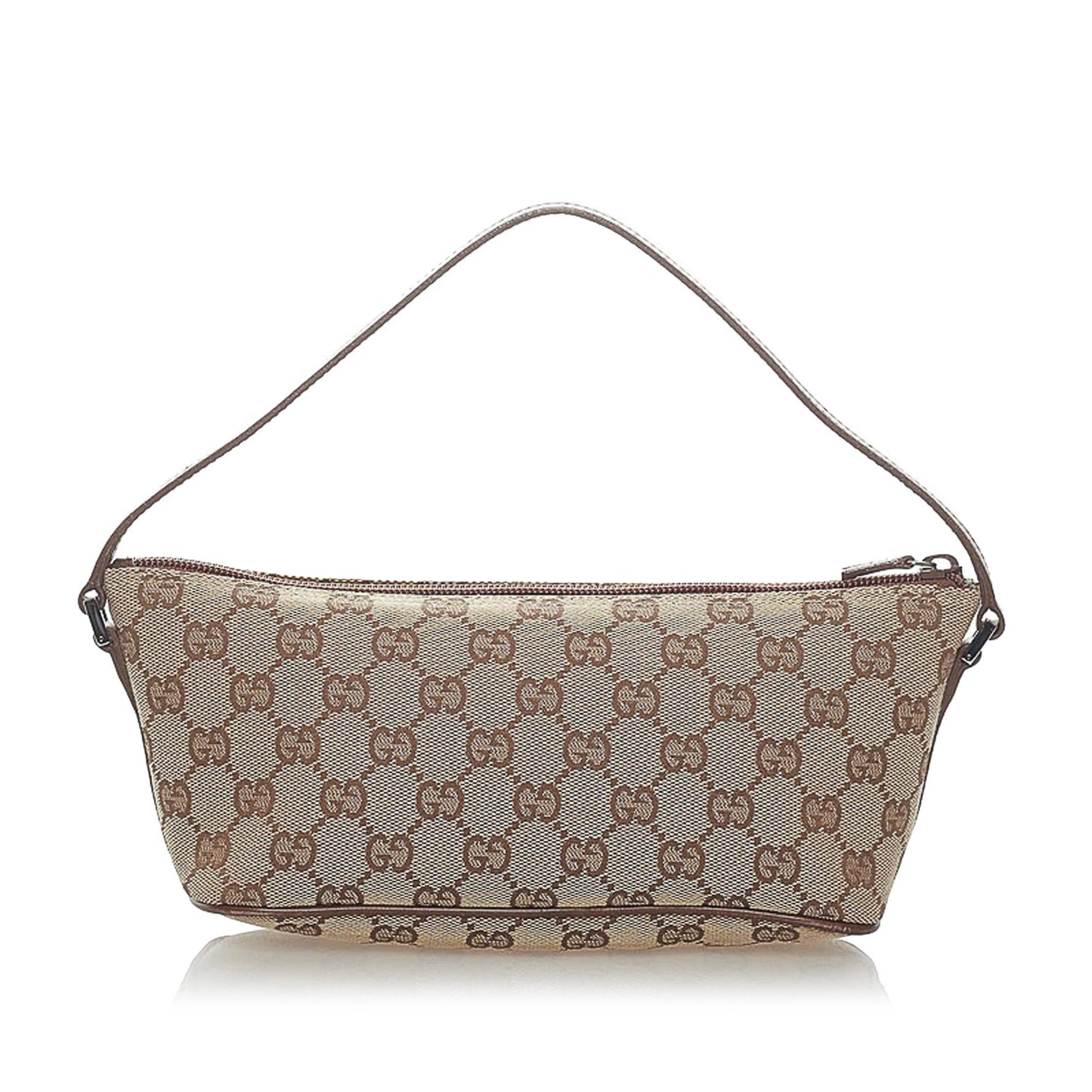 Gucci GG Canvas Boat Baguette (SHG-33190)