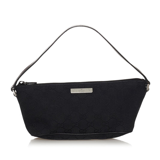 Gucci GG Canvas Boat Baguette (SHG-34676)